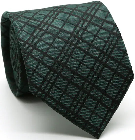 Men's Business Casual Necktie & Hanky Set