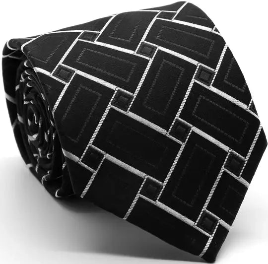 Men's Business Casual Necktie & Hanky Set