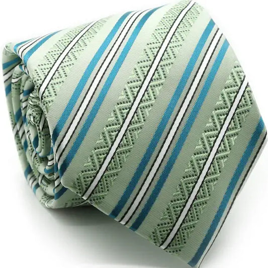 Men's Business Casual Necktie & Hanky Set