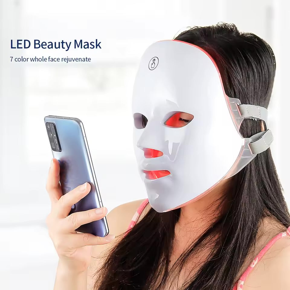 7 Colors LED Facial Mask Photon Therapy