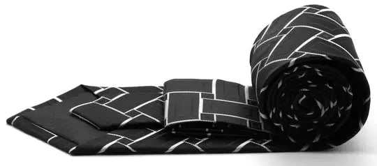 Men's Business Casual Necktie & Hanky Set