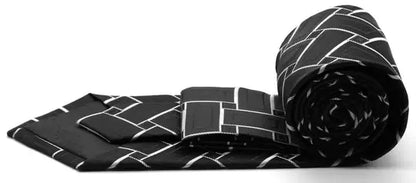 Men's Business Casual Necktie & Hanky Set